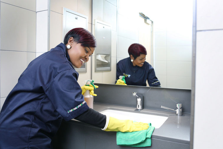 bathroom cleaning